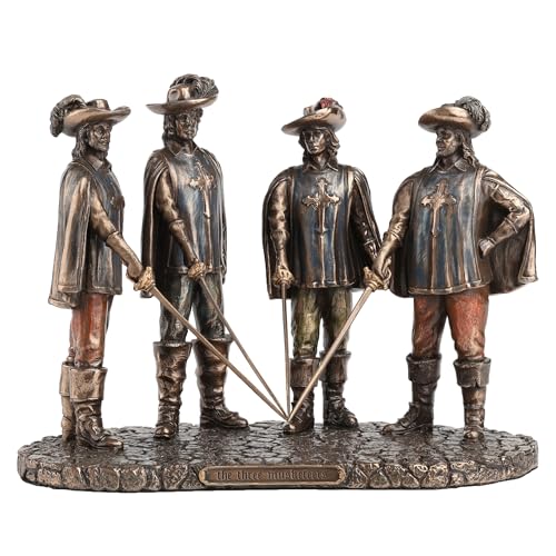 Veronese Design The Muskeeers All for One Bronze-Statue von Veronese Design