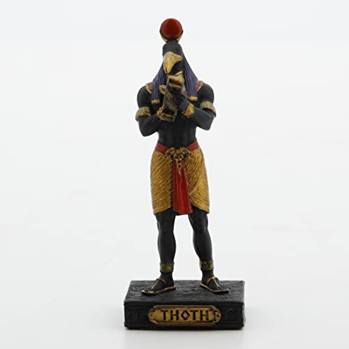 Veronese Design Thoth - Ägyptische Gottheitsfigur, Blau und Gold, mehrfarbig von Veronese Design