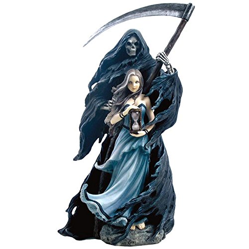 Veronese Design Unicorn Studios WU75146VA Figur Sensenmann mit Kapuze und schöne Hexe in blauem Gewand von Veronese Design