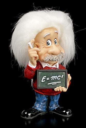 Veronese Studio Collection Albert Einstein Figur - E=mc² | Dekofigur, handbemalt von Veronese Design