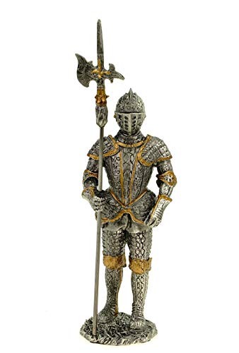 Veronese Zinn Tempelritter stehend mit Fahne 14 cm Figur Templer Deko Knight Ritter von Veronese by Joh. Vogler GmbH