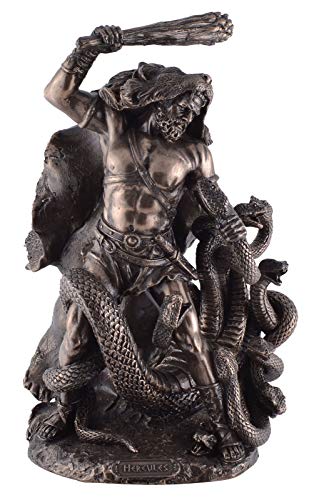 Veronese 708-576 Figur Herkules im Kampf mit Hydra bronziert Skulptur 23 cm von Veronese by Joh. Vogler GmbH