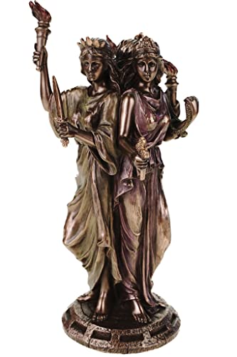 Veronese 708-6293 Griechische Göttin der Magie Hekate Figur bronziert Hexe Antike von Veronese