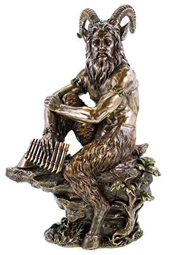 Veronese 708-6818 Griechischer Hirtengott Pan bronziert Skulptur Statue Figur Zeus von Veronese by Joh. Vogler GmbH