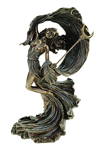 Veronese 708-7775 Nyx griechische Göttin der Nacht 28 cm Figur bronziert Nox von Veronese by Joh. Vogler GmbH