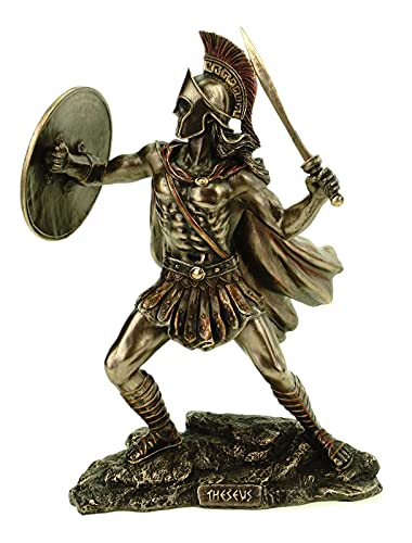 Veronese 708-7784 Griechische Figur Theseus mit Schwert und Schild Minothaurus 21 cm Kreta Held von Veronese
