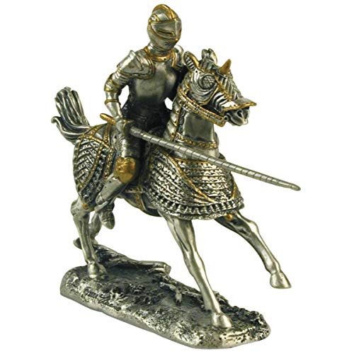 Veronese Zinn-Ritter auf Pferd mit Lanze (Zinn) von Veronese