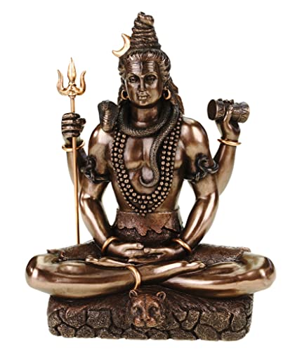 Veronese by Joh. Vogler GmbH Indischer Gott Shiva mit Dreizack Hinduismus Figur Indien von Veronese