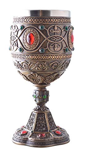 Vogler 708-7089 Der Heilige Gral Kelch mit Metalleinsatz Weinkelch Ritter Excalibur von Veronese by Joh. Vogler GmbH