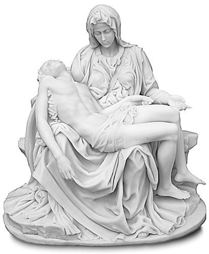 Michelangelo's "Pieta" Statue Sculpture Madonna Jesus by Veronese von Veronese