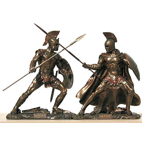 Unbekannt Hector & Achilles griechische Mythologie Helden/Krieger (Βronze Statuen/Skulpturen 12,5 cm & 12,5 cm / 4,9 Zoll & 4,9 Zoll) von Veronese