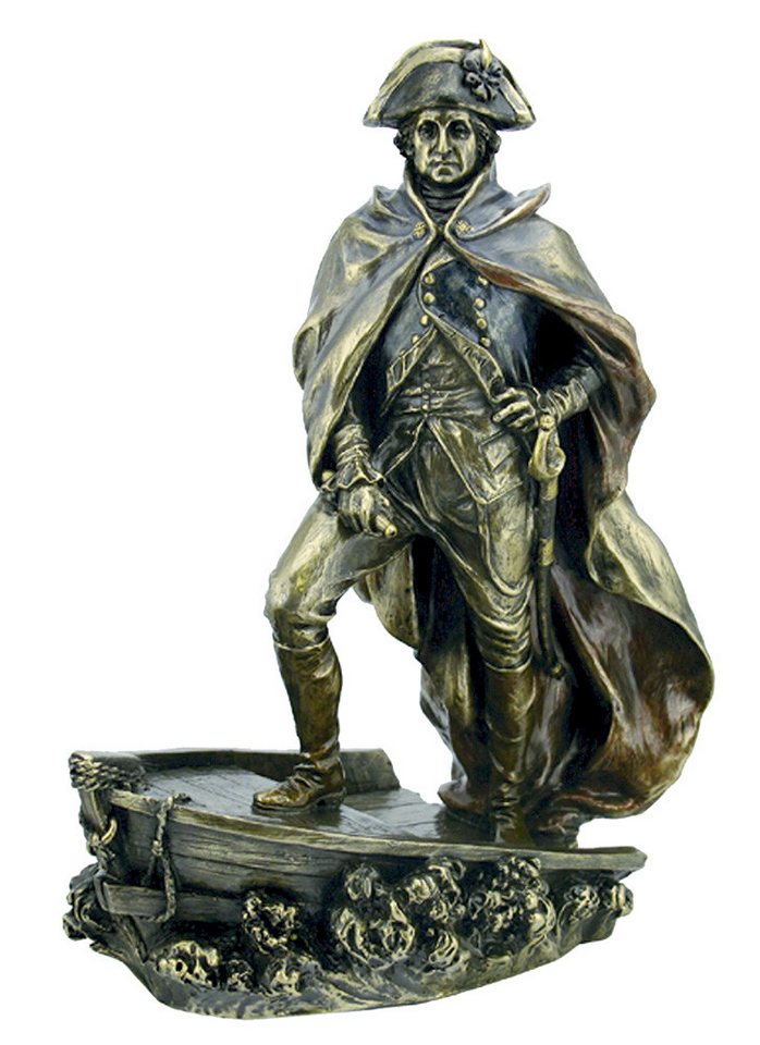 Veronese Dekofigur Veronese by Joh. Vogler GmbH General George Washington überquert de von Veronese