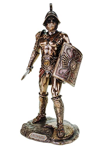 Veronese römischer Gladiator Spartacus bronziert Skulptur Statue Figur 26 cm Caesar von Veronese