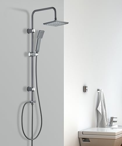 VEREG Duschsäule/Duschpaneel "Fine shower Nakia" in matt dunkelgrau inklusive Kopf- und Handbrause VEREG Duschsäule/Duschpaneel "Fine shower Nakia" in matt dunkelgrau inklusive Kopf- und Handbrause von Verosan