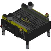 SIAT Kartonverschlussmaschine NASTRO-SB™ R6-S-OB, mit 75 mm Verschlussaggregat, für Kartonmaße HxBxT 90 x 150-650 x 150 mm von SIAT