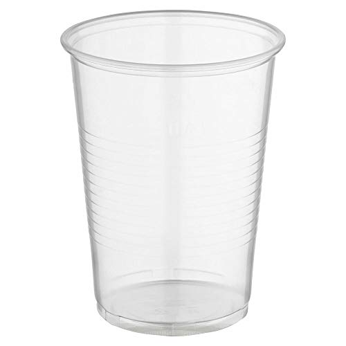 1-PACK Trinkbecher transparent klar mit Eichstrich 0,4 l, 400 ml, PP, 200 Stück von FALAMBI