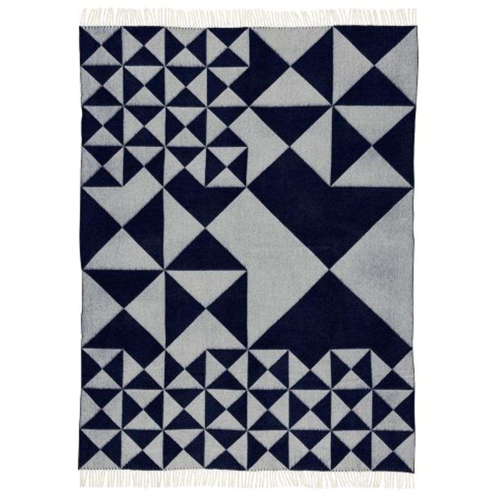 Verpan - Mirror Throw Wool 130x198 Blue von Verpan