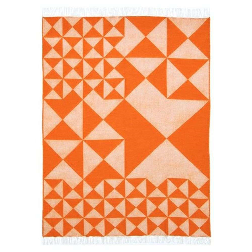 Verpan - Mirror Throw Wool 130x198 Orange von Verpan