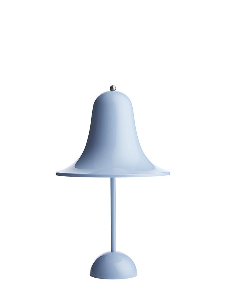 Tragbare Pantop-Tischlampe (Hellblau) von Verpan
