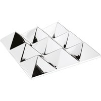 Verpan - Mirror Sculptures, 9 Pyramids, silber / verspiegelt von Verpan