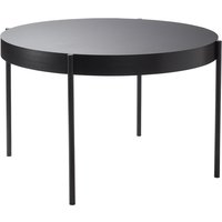 Verpan - Tisch 430, Ø 120 cm, schwarz von Verpan