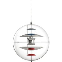 Verpan - VP Globe Pendelleuchte Ø 40 cm, Aluminium / klar von Verpan