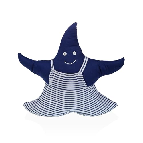 VERSA Türstopper Sternfisch Türstopper Dekorative Türklinke, Maße (H x L x B) 29 x 10 x 27 cm, Farbe Marineblau von Versa