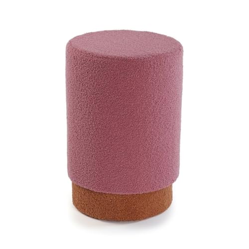 Versa Hocker Rosa Holz 33 x 47 x 33 cm von Versa