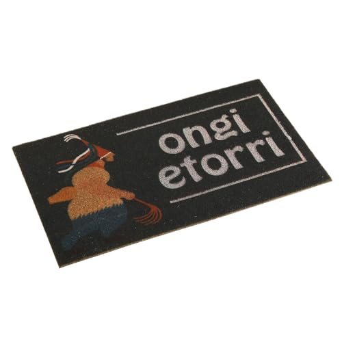 Versa Joaldunak Fußmatte im zeitgenössischen Stil, Maße (H x L x B) 2 x 40 x 70 cm, Dunkelgrau von Versa