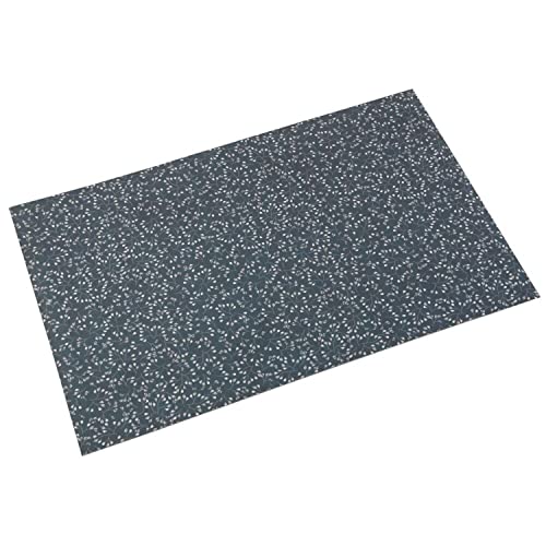 Versa Matte, Polyester, Dunkelblau, 80 x 50 von Versa