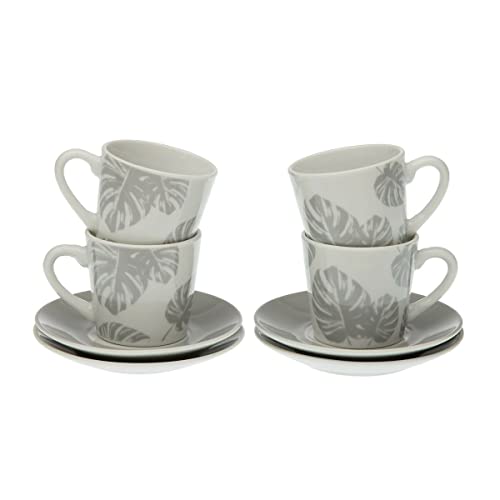 Versa Shelly Porzellan Kaffeetassen-Set (4-teilig) von Versa