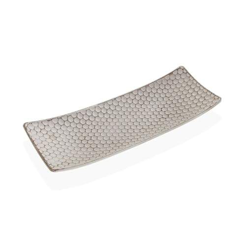 Versa Tischmitte, weiß, 13 x 3 x 34 cm von Versa