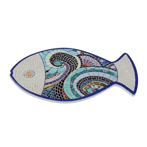 Versa Untersetzer Fisch Kork Keramik 25 x 15 cm von Versa