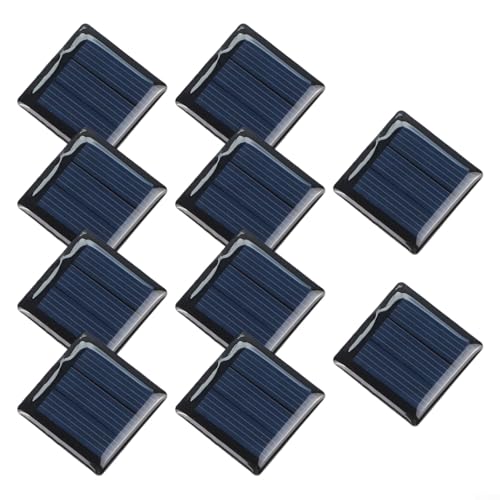 10 Stück Mini-Solarmodulzellen 1 5 V 60 mA 0 09 W, entworfen für DIY-Elektroprojekte und Geräte mit geringem Stromverbrauch 10 Stück Mini-Solarmodulzellen 1 5 V 60 mA 0 09 W, entworfen für DIY-Elektroprojekte und Geräte mit geringem Stromverbrauch von VersaGenius