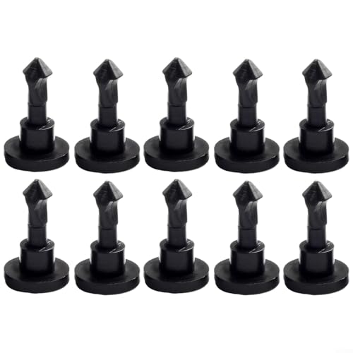 10 schwarze Motorraum-Abdeckplatten-Schraubclips für Porsche für Cayenne, einfache Installation, Frontplatzierung 10 schwarze Motorraum-Abdeckplatten-Schraubclips für Porsche für Cayenne, einfache Installation, Frontplatzierung von VersaGenius