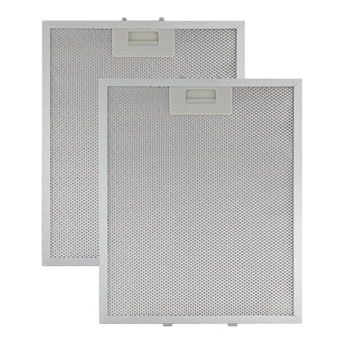 2 x Dunstabzugshaubenfilter aus Aluminium mit 5 Schichten Fettfiltration für optimale Belüftung von VersaGenius