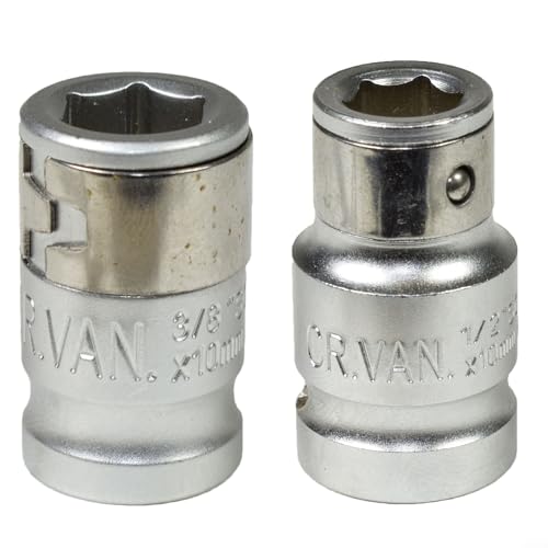 3/8 und 1/2 Zoll Antrieb, 10 mm Sechskant-Bithalter, unverzichtbare Werkzeuge für jedes Projekt 3/8 und 1/2 Zoll Antrieb, 10 mm Sechskant-Bithalter, unverzichtbare Werkzeuge für jedes Projekt von VersaGenius