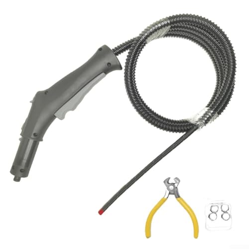 Dampfkontrollgriffe mit Schlauch für Kärcher SC1 SC2 SC3 SC4 für SC 2500 Dampfreiniger Ersatzteil 4.322-048.3 (1 Set * Dampfschlauch) von VersaGenius