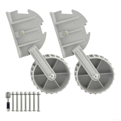Flip-up Retractable Dinghy Wheels Nylon Ribs Towing Boat Launching System Inflatable Boat Transport Wheels with Locking Function for Boats up to 12 Feet 199.6 kg Transom Mount Design Beach Pavement von VersaGenius