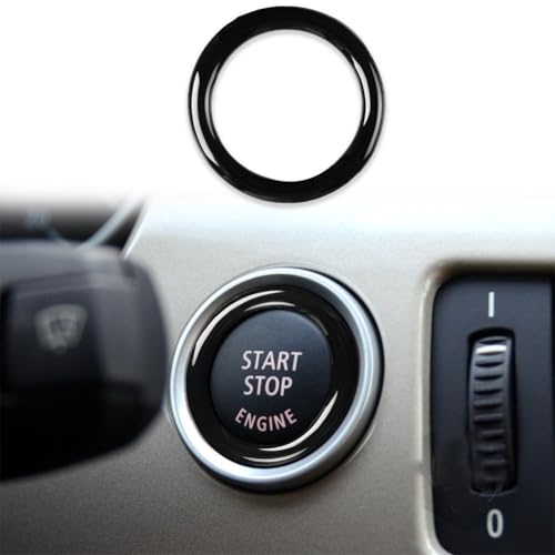 Für BMW 3er E90 E92 E93 Motor Start Stop Button Dekorative Kreis Aufkleber Trim Passend für 320i und Z4 E89 Modelle 2009 2012 Für Zündschlüssel Zubehör von VersaGenius