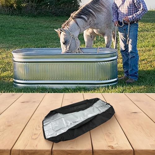 Kalte Tauchwannen-Abdeckung mit Kordelzug an der Unterseite, hält Ihren Wassertank sauber (120 x 60 x 30 cm) von VersaGenius