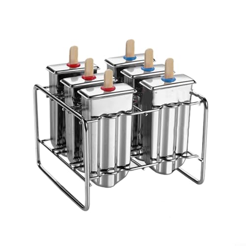 Müheloser Eislutscher-Halter aus Edelstahl für gesunde Sommer-Leckereien (6) von VersaGenius