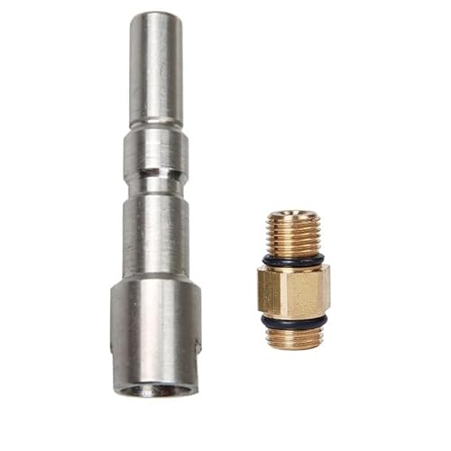 Schnellspanner-Adapter-Set aus Metall für Hochdruckreiniger Schaumtopf geeignet für Nilfisk Kew Alto u von VersaGenius