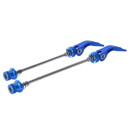 Schnellspanner aus Aluminiumlegierung für Mountainbikes, CNC-Design, hochfester Stahlschaft, leicht und kompatibel mit mehreren Fahrradtypen (blau) von VersaGenius