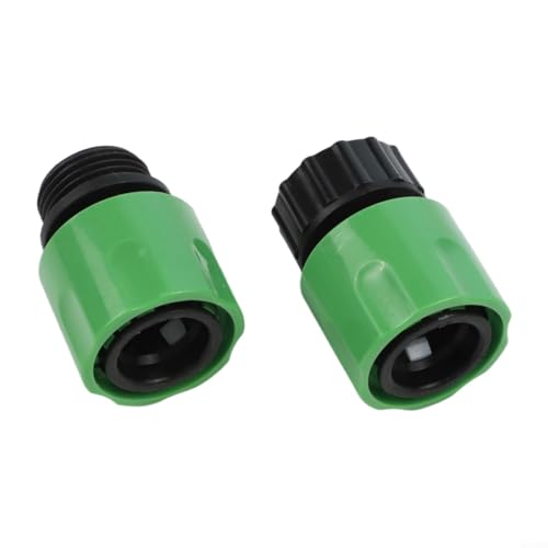 Schnellverbinder-Schlauch-Set mit 3/4 weiblichen und männlichen Adaptern für Gartenwassersysteme und Wasserfilter, ABS-Kunststoffmaterial von VersaGenius
