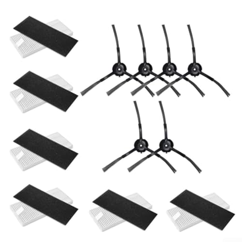 Staubsauger-Ersatzzubehör-Set für Cleanova W11 mit mehreren Seitenbürsten und Filtern zur Verbesserung der Reinigungsabdeckung und Staubkontrolle Staubsauger-Ersatzzubehör-Set für Cleanova W11 mit mehreren Seitenbürsten und Filtern zur Verbesserung der Reinigungsabdeckung und Staubkontrolle von VersaGenius