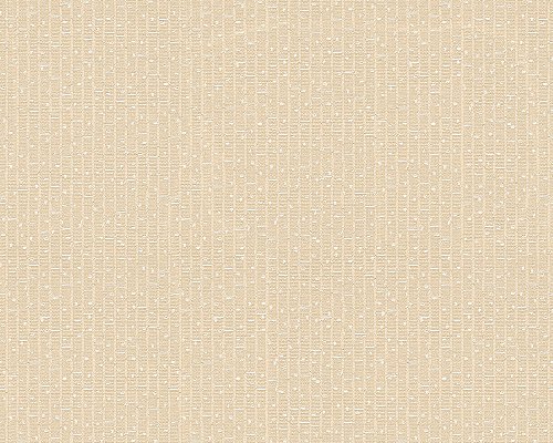 Versace wallpaper Vliestapete Greek Luxustapete geometrisch gestreift 10,05 m x 0,70 m beige creme metallic Made in Germany 962384 96238-4 von A.S. Création