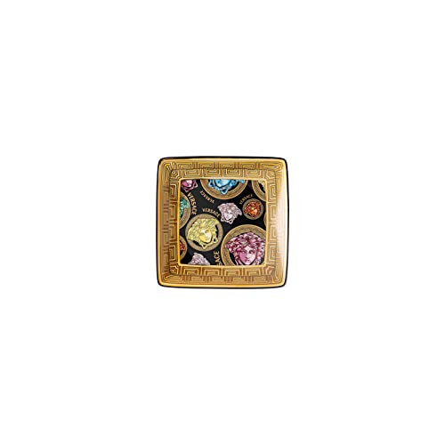 Versace - Medusa Amplified Schüssel, quadratisch, 12 cm, Porzellan von Versace