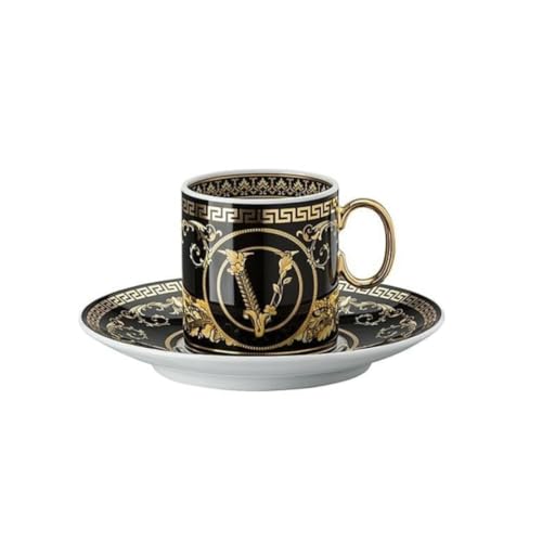 Versace Virtus Gala Black Espressotasse 2-TLG. von Versace