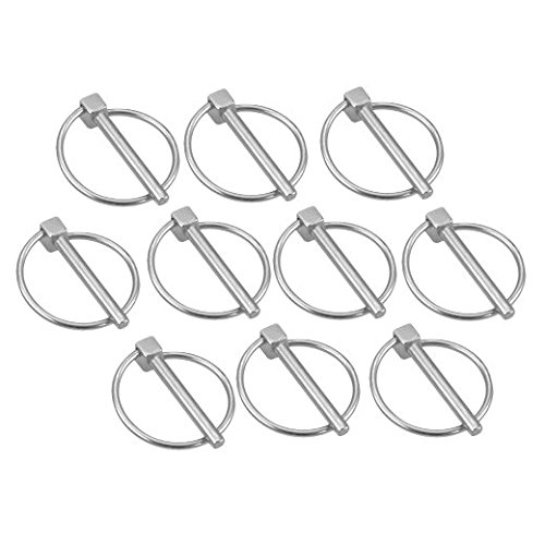 10 Stück Klappsplint Edelstahl A4 Klappbolzen 56,2 mm Steckbolzen Ringbolzen Klappstecker 10 Stück Klappsplint Edelstahl A4 Klappbolzen 56,2 mm Steckbolzen Ringbolzen Klappstecker von Versandbox24